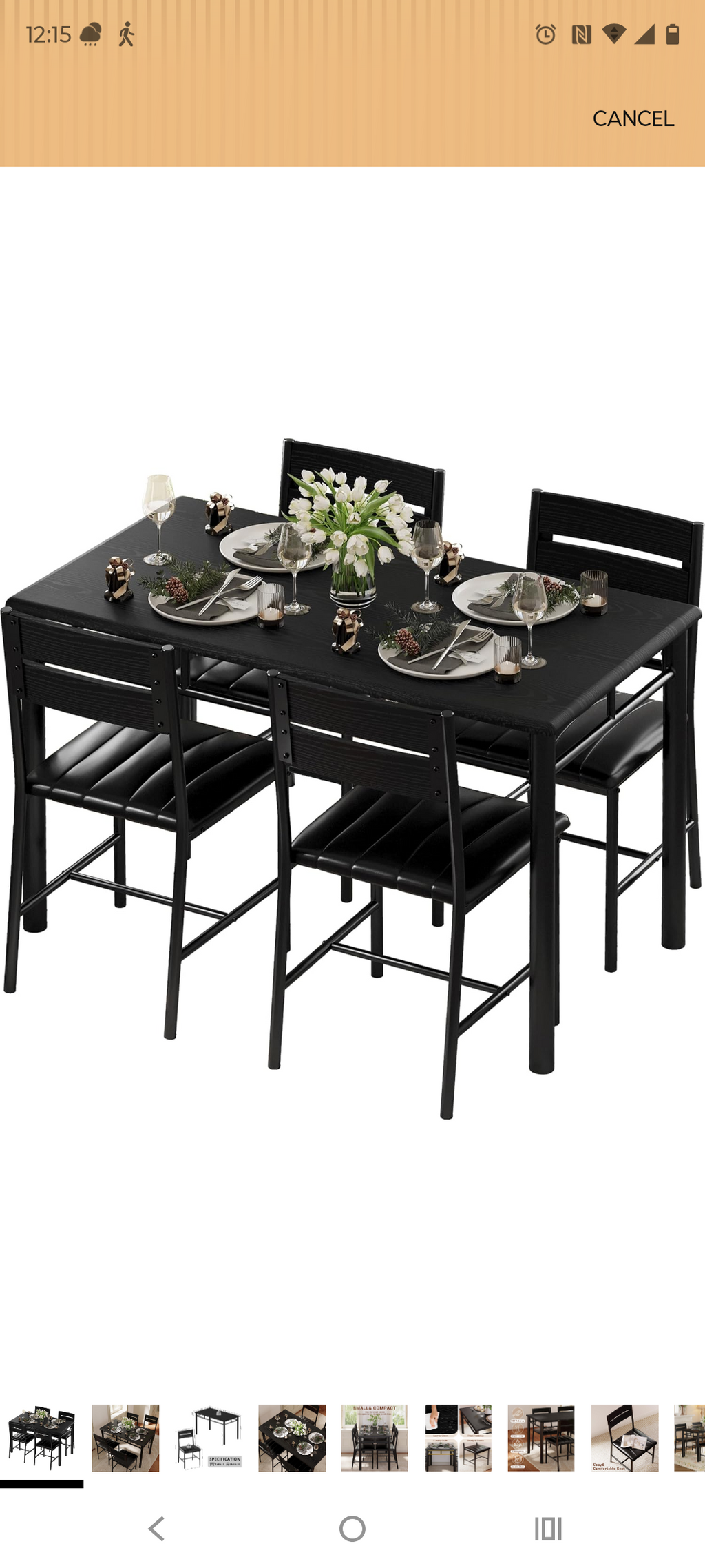 5 piece dining table set brand new