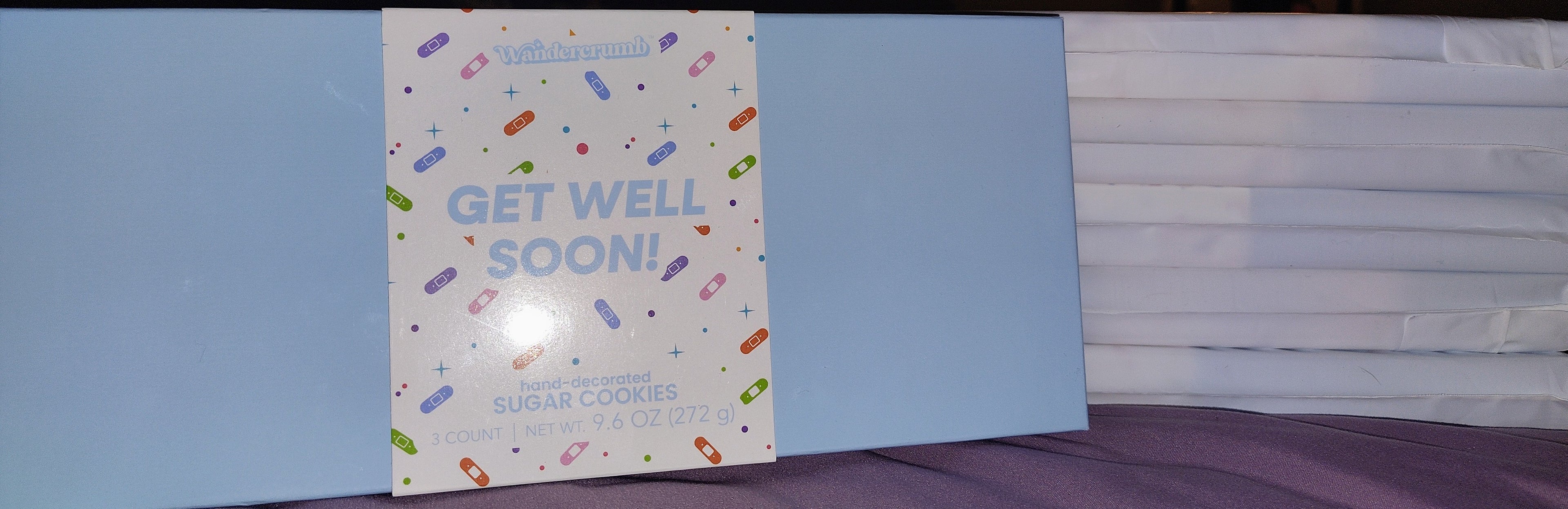 Get well soon hand crafted sugar cookies