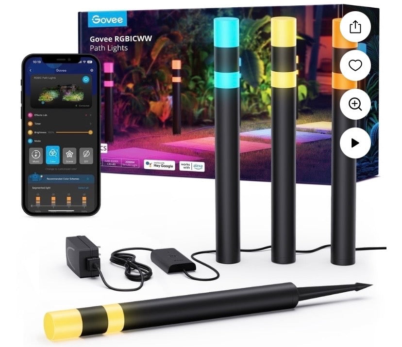 Govee smart app solar lights