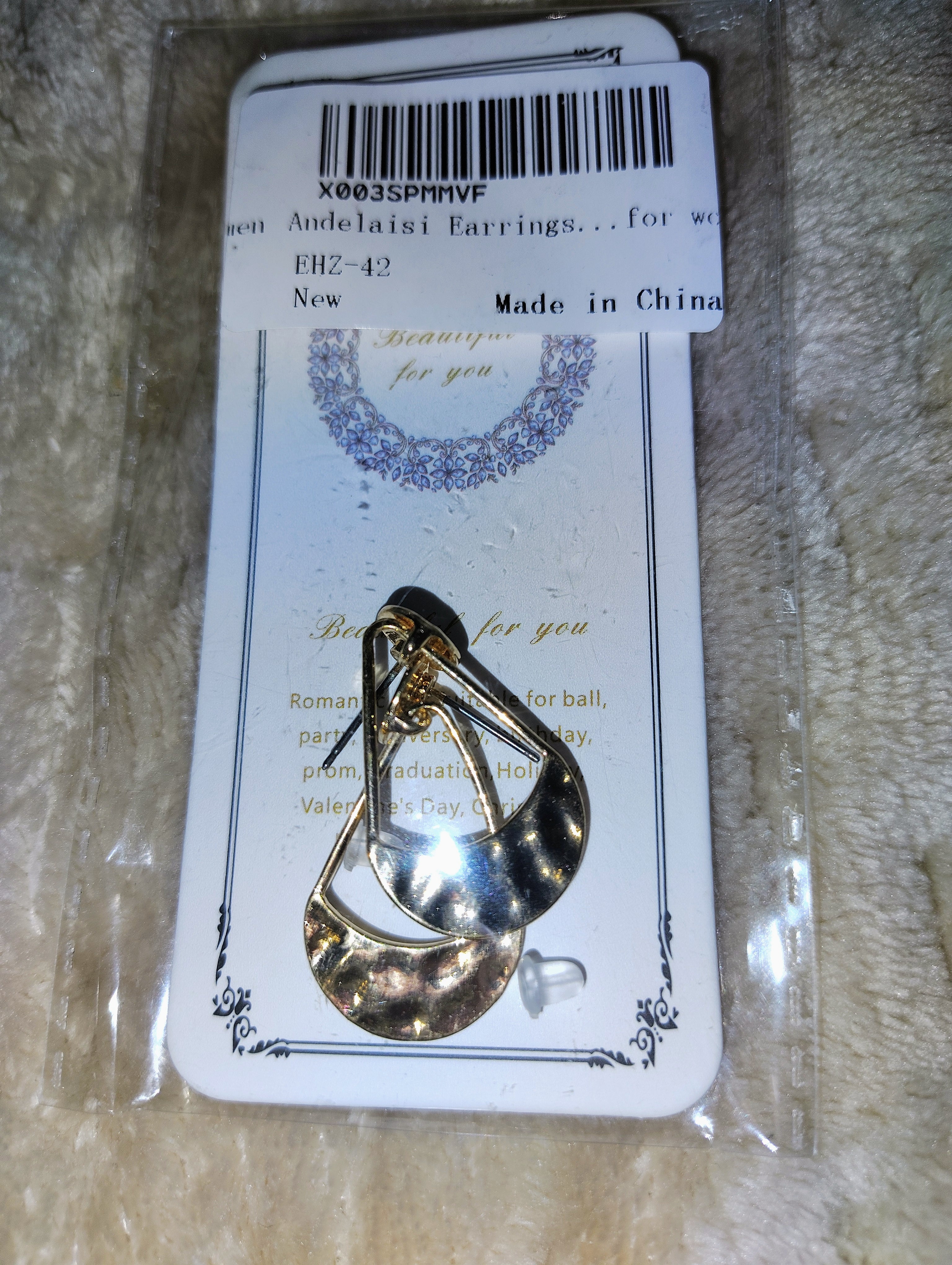 Cosmetic jewelry earrings
