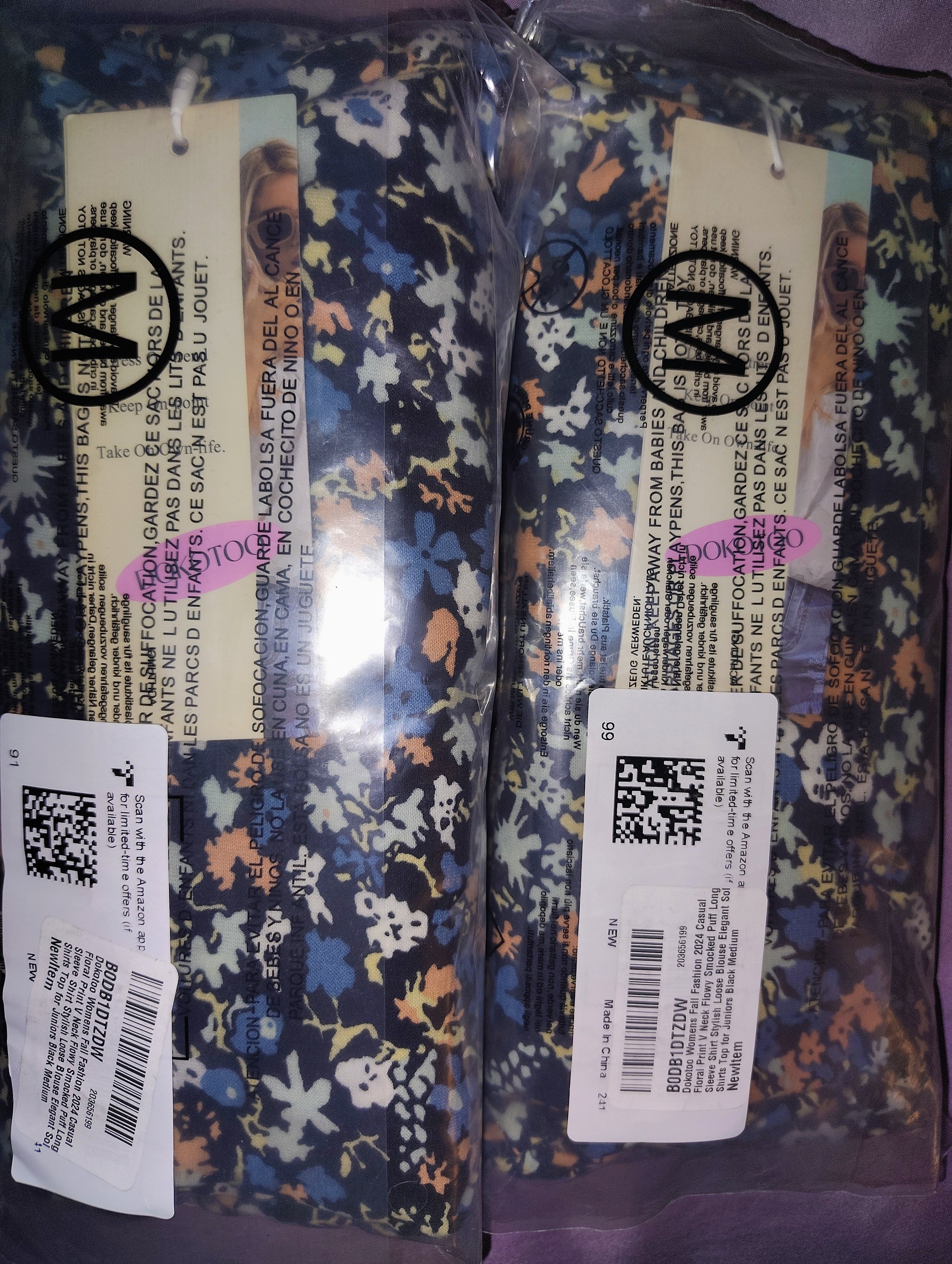 Women's floral blouses