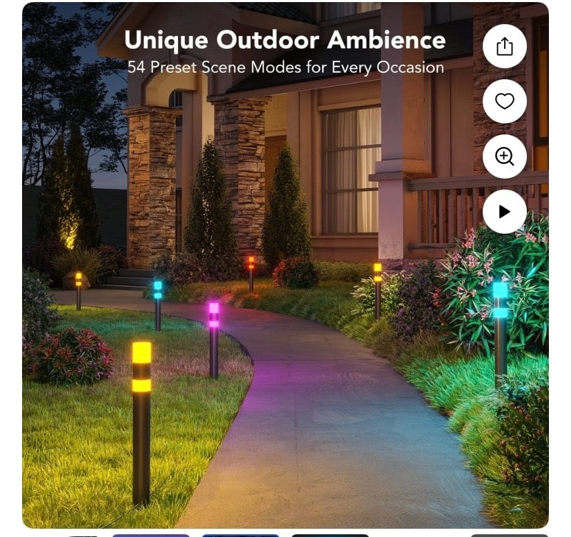 Govee smart app solar lights